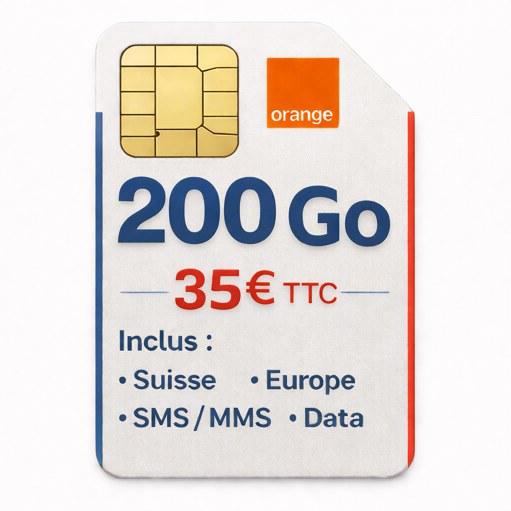 Forfait 200 Go - Réseau ORANGE