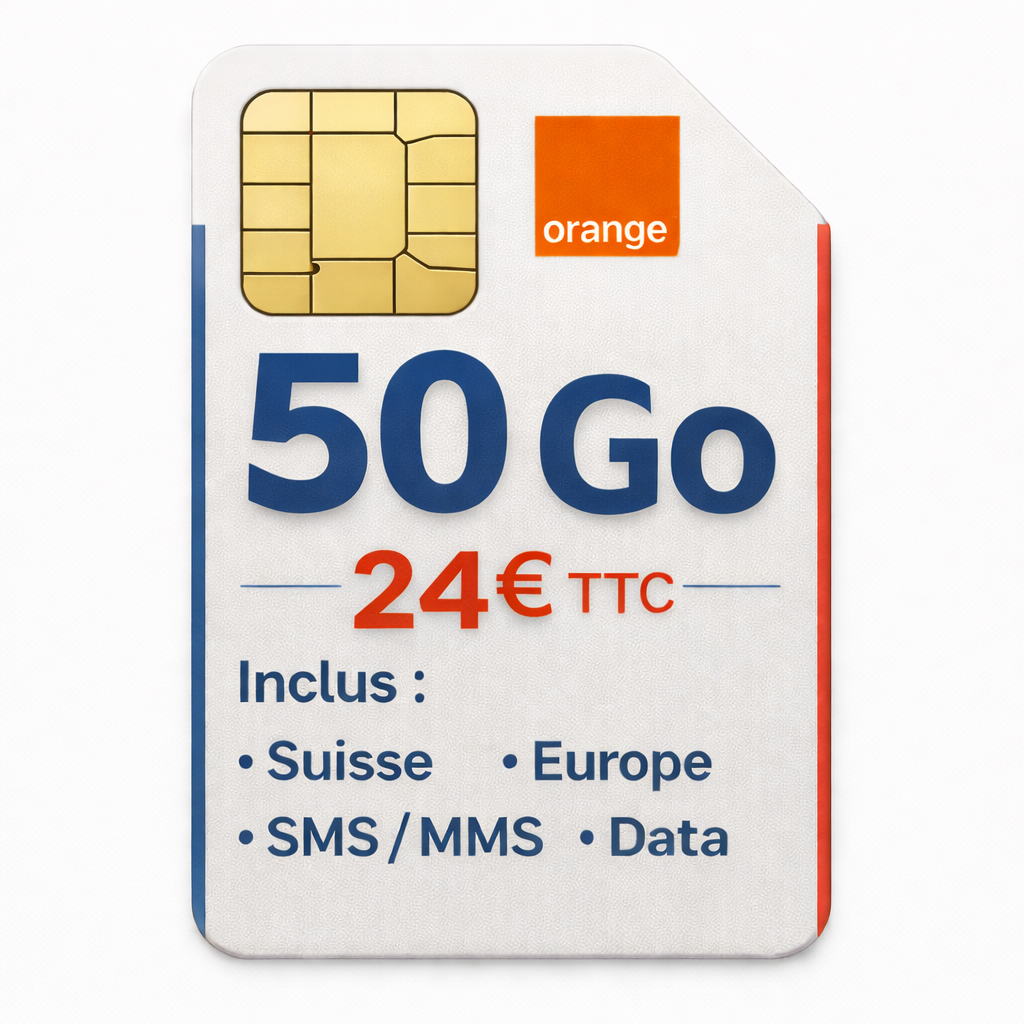 Forfait 50 Go - Réseau ORANGE