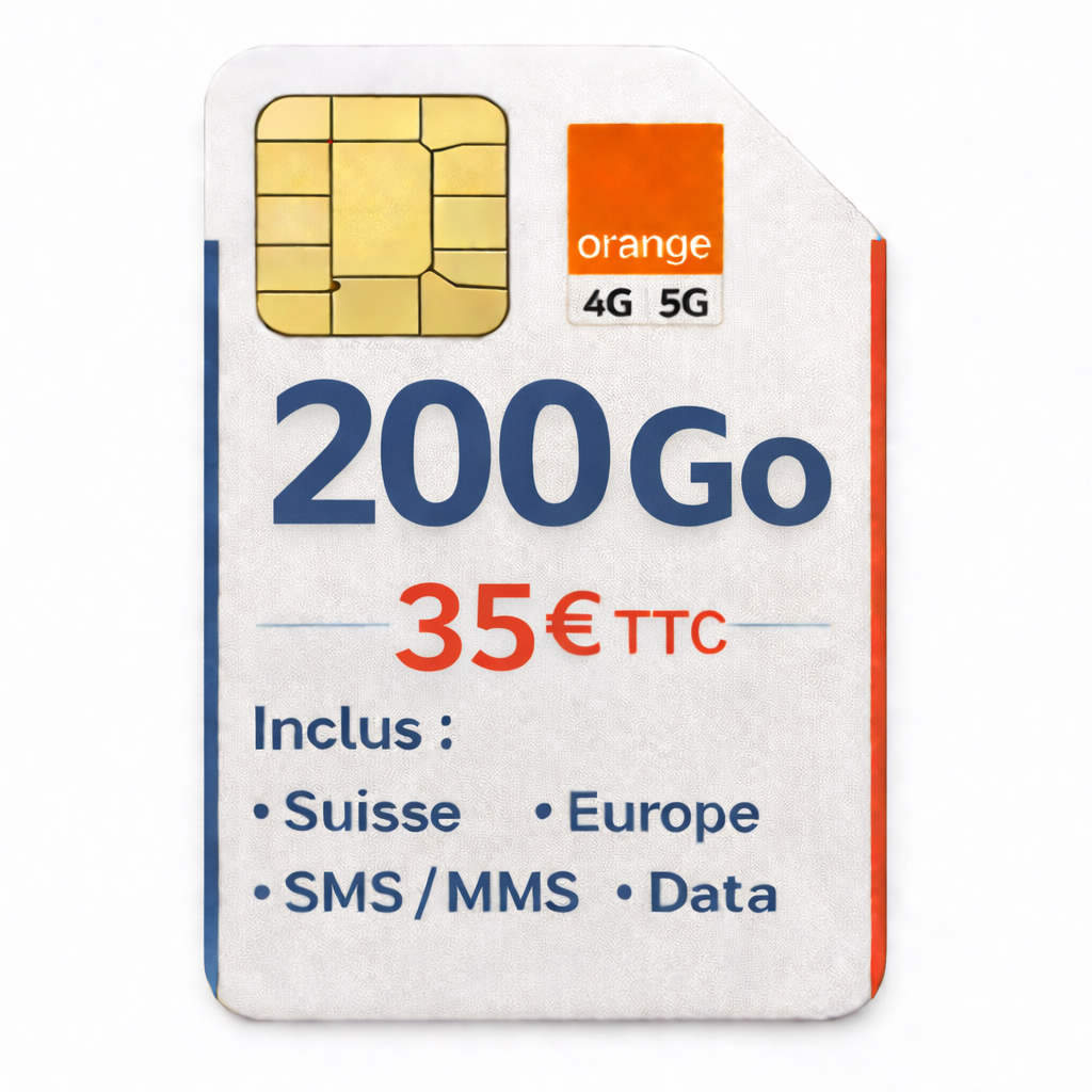 Forfait 200 Go - Réseau ORANGE