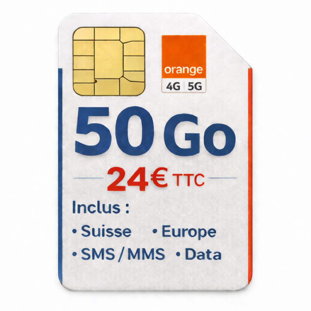 Forfait 50 Go - Réseau ORANGE